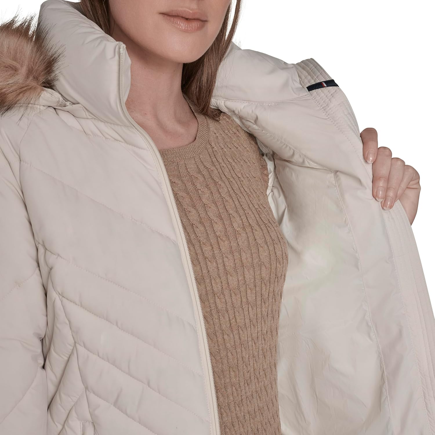 Tommy Hilfiger Womens Heavy Weight Essential Short Puffer - Image 6