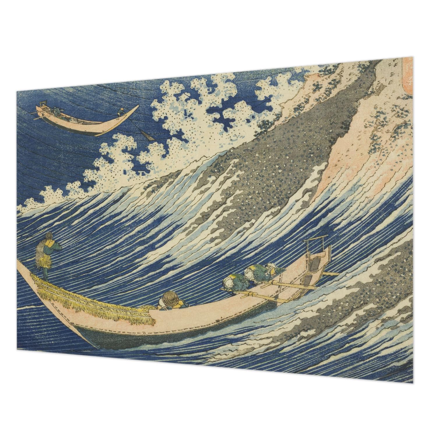 Décor mural intissé vagues de la mer Tulup 312x219 cm pour salon avec colle incluse