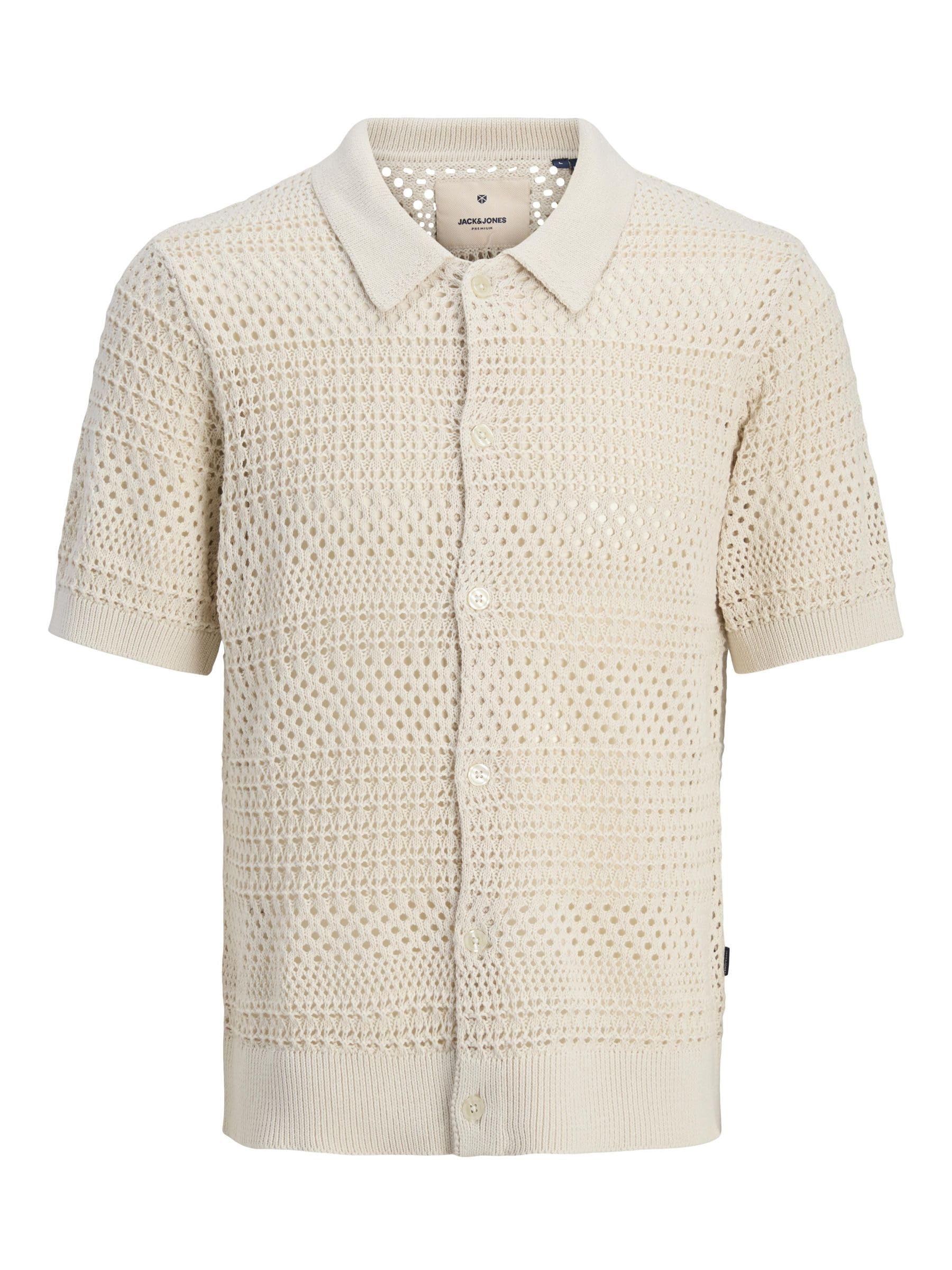 JACK & JONES Male Gestricktes Polo Gestreift Gestricktes Polo