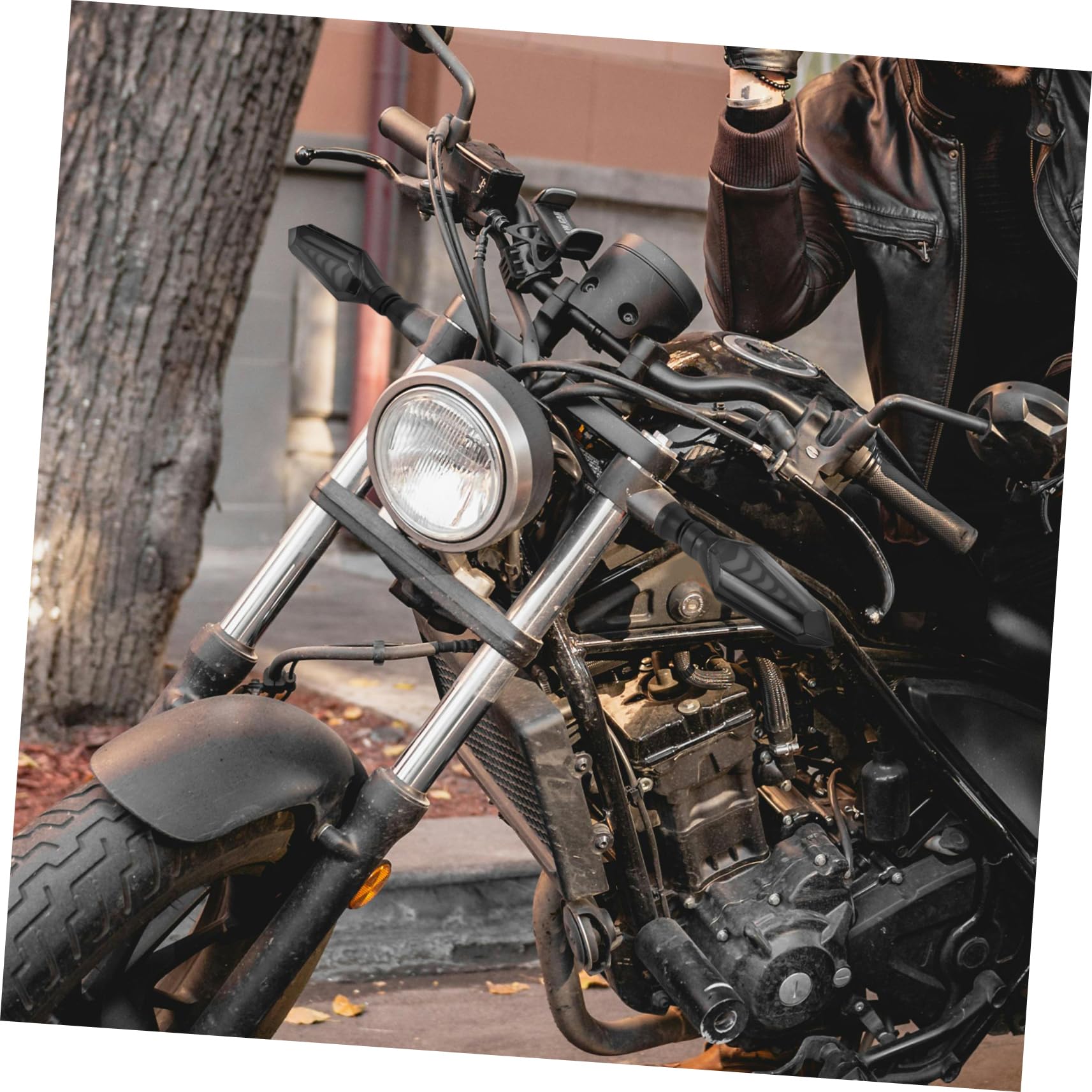 Dwustronne kierunkowskazy LED do motocykli i skuterów, światła do jazdy dziennej z przodu i z tyłu, łatwa instalacja