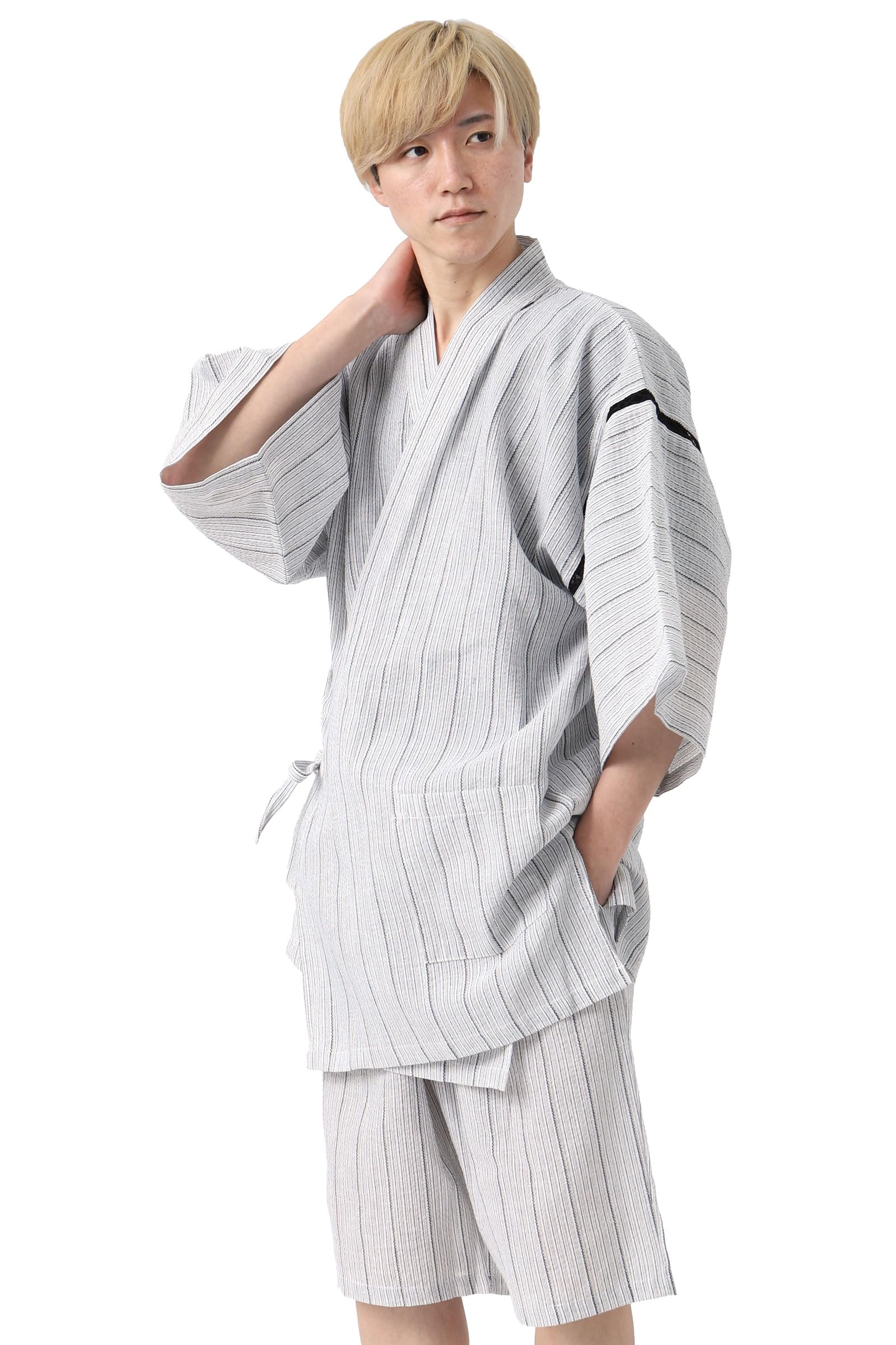 Tayu Jinbei — Cotton-Linen Men's Summer Loungewear