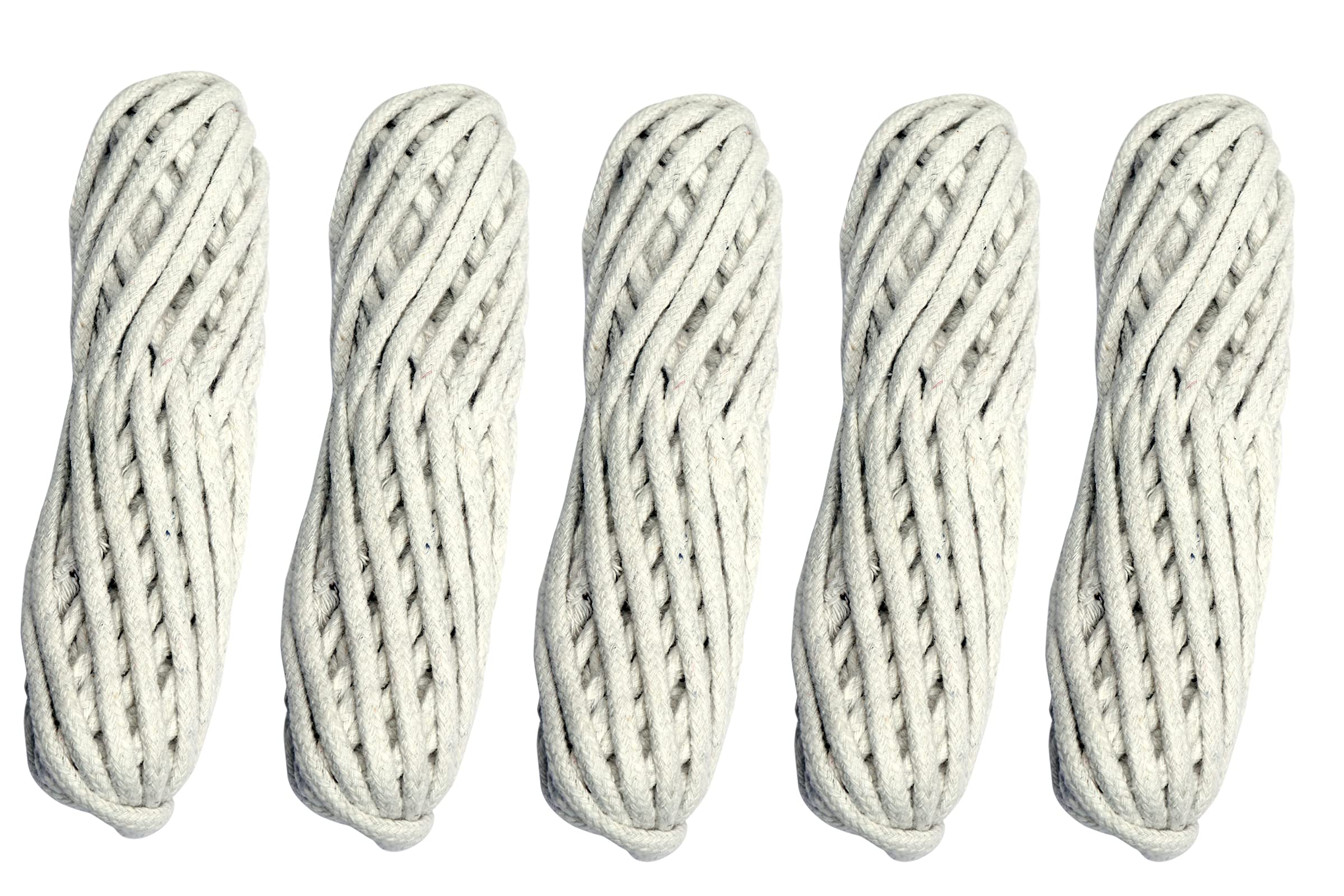 DAMODARAM Nada for Pajama Pure Cotton Cord/Dori for Ethnic Indian Dresses (35 Meter, Pack of 5 PCS)