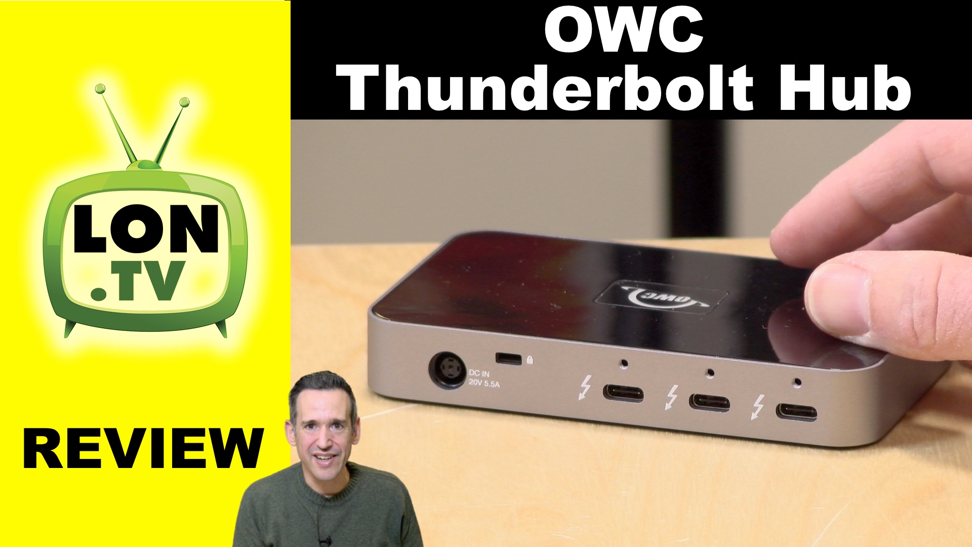 Watch OWC Thunderbolt Hub Full Review! on Amazon Live