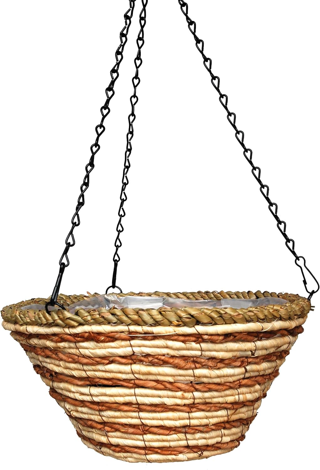 14" Round Hanging Basket with Chain Hanger (RA856)
