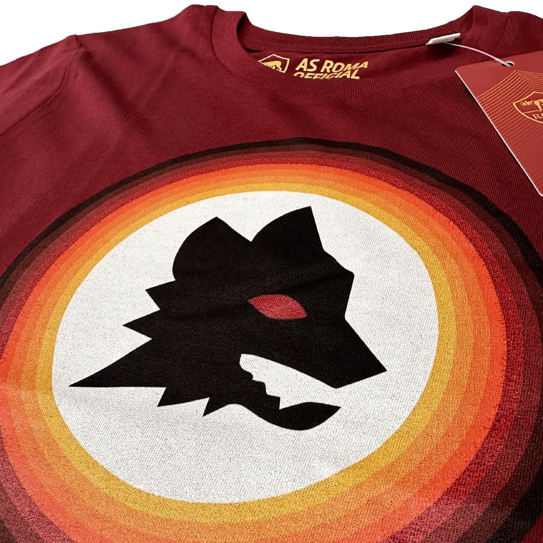 AS Roma T-Shirt Lupetto Stampato