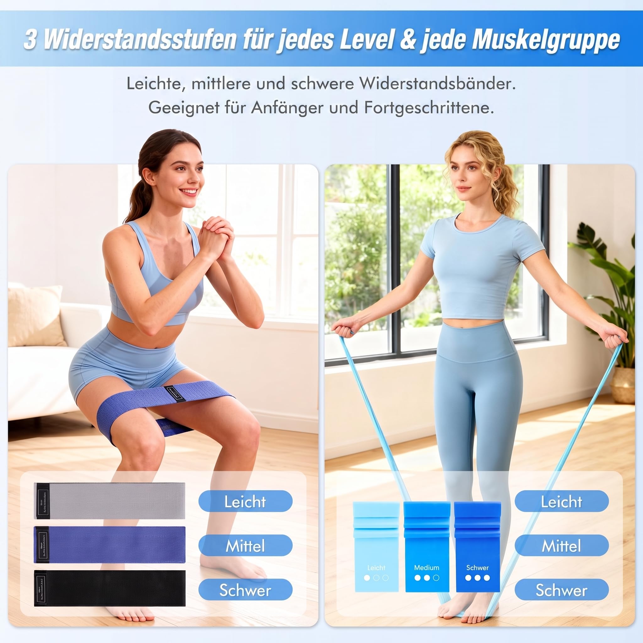 GINMIC Pilates Set, 13-teiliges Trainingsset für Zuhause mit Pilates-Ring und -Ball, 3 Widerstandsbänder in 3 Stärken, inkl. Übungsanleitung und Tragetasche – Ideal für Anfänger und Ganzkörpertraining