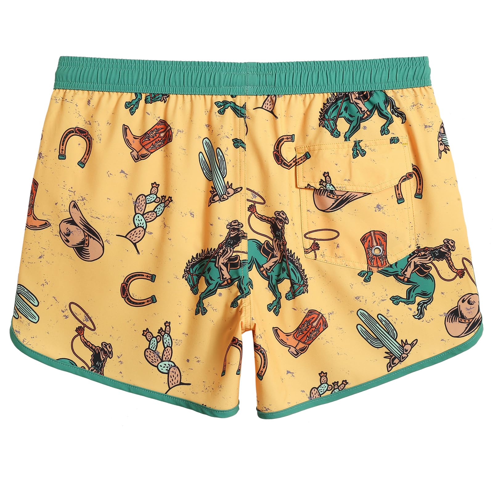 MaaMgic Bañador Hombre de Natación Secado Rápido Interior de Malla Pantalones Cortos d'Aire Vintage 80s 90s — view 28