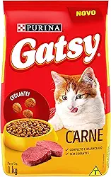 Purina Ração Gatos Adultos Gatsy Carne 1Kg
