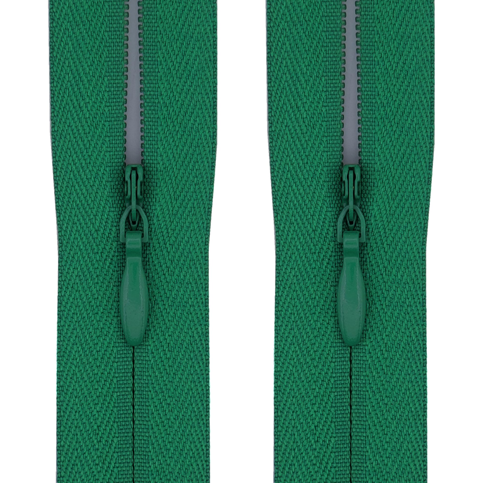 Y-connection #3 Invisible Zips, 2 Pack, 8 Inch (Pine Green)