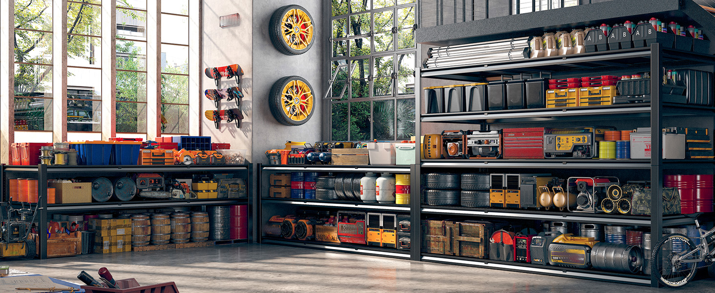Amazon.com: 5-Tier Heavy Duty Garage Shelving Unit (60