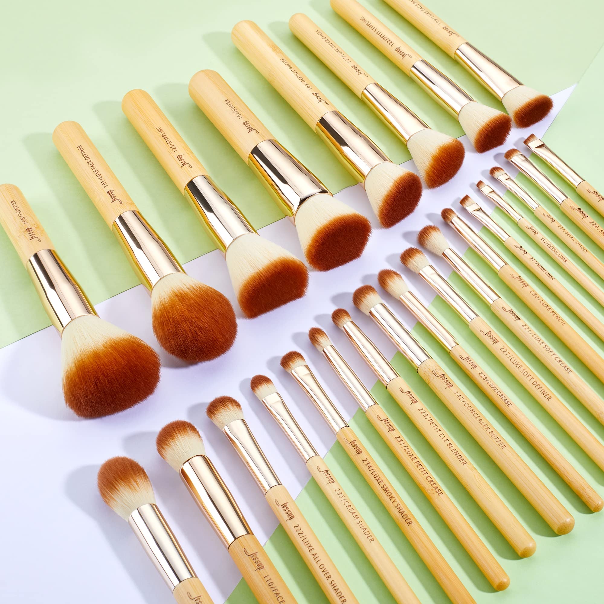 Pędzle do makijażu Profesjonalny zestaw pędzli do makijażu podkład luźny puder cień do powiek eyeliner mieszany pędzel do makijażu 6-25 szt. Zestaw pędzli do makijażu (Hiszpania)