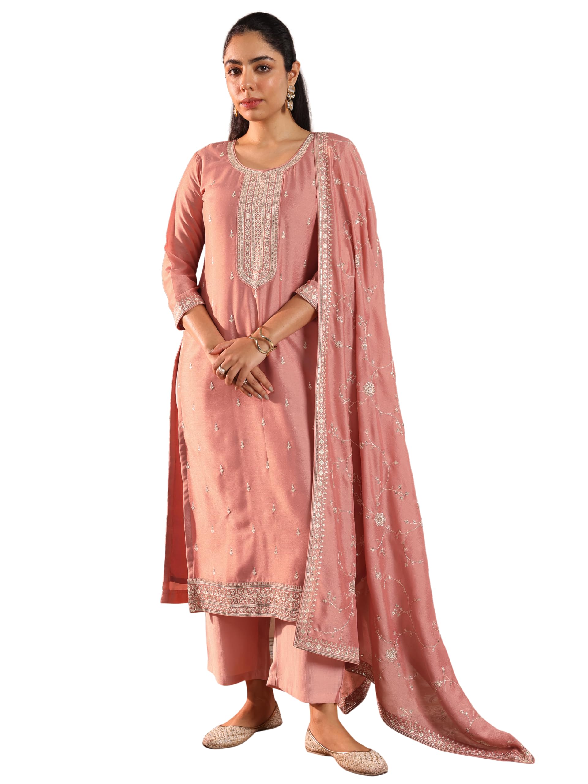 libas Women's Silk Blend Kurta Set-picture-48