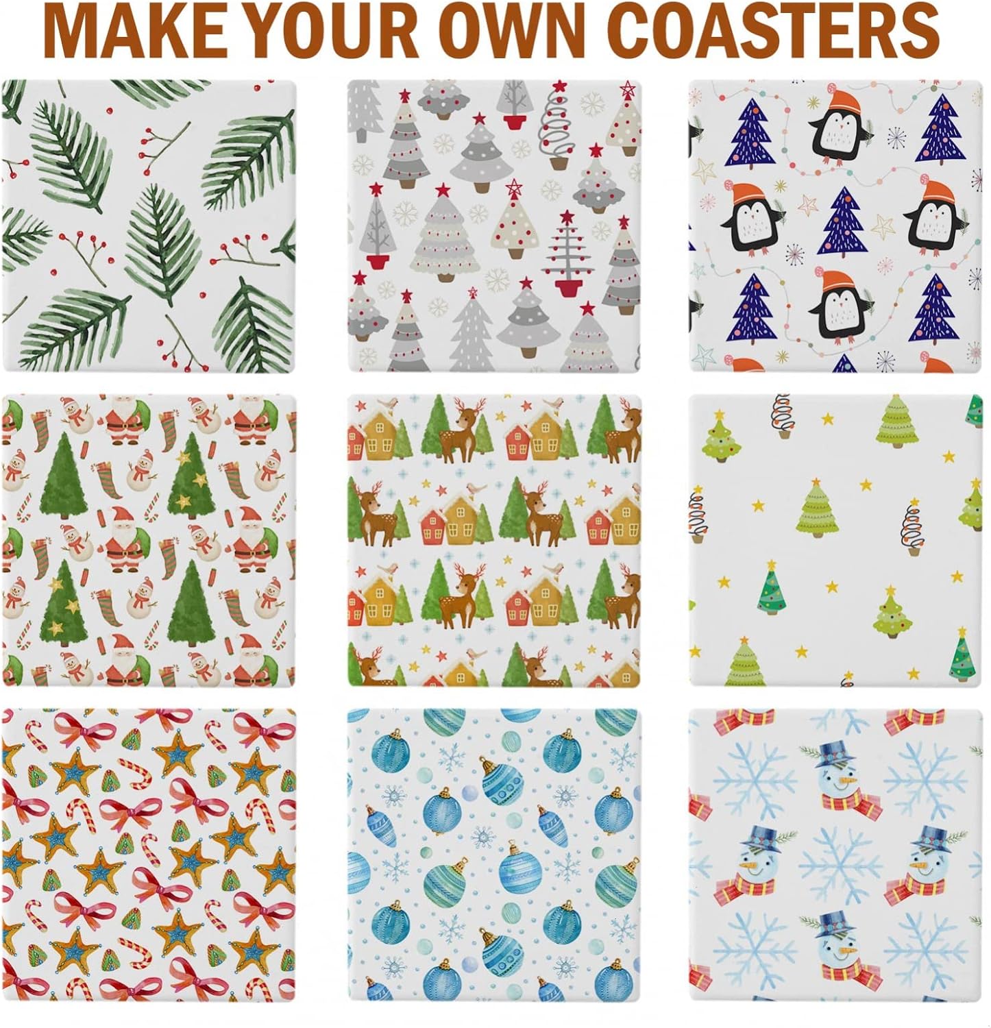 24 Pcs Ceramic Tiles for Crafts Ceramic Coasters for Crafts Blank White Unglazed Ceramic Tile for Painting, Alcohol Ink, Acrylic Pouring - DIY Coaster - Cork Backing Pads Included (4x4 inch)