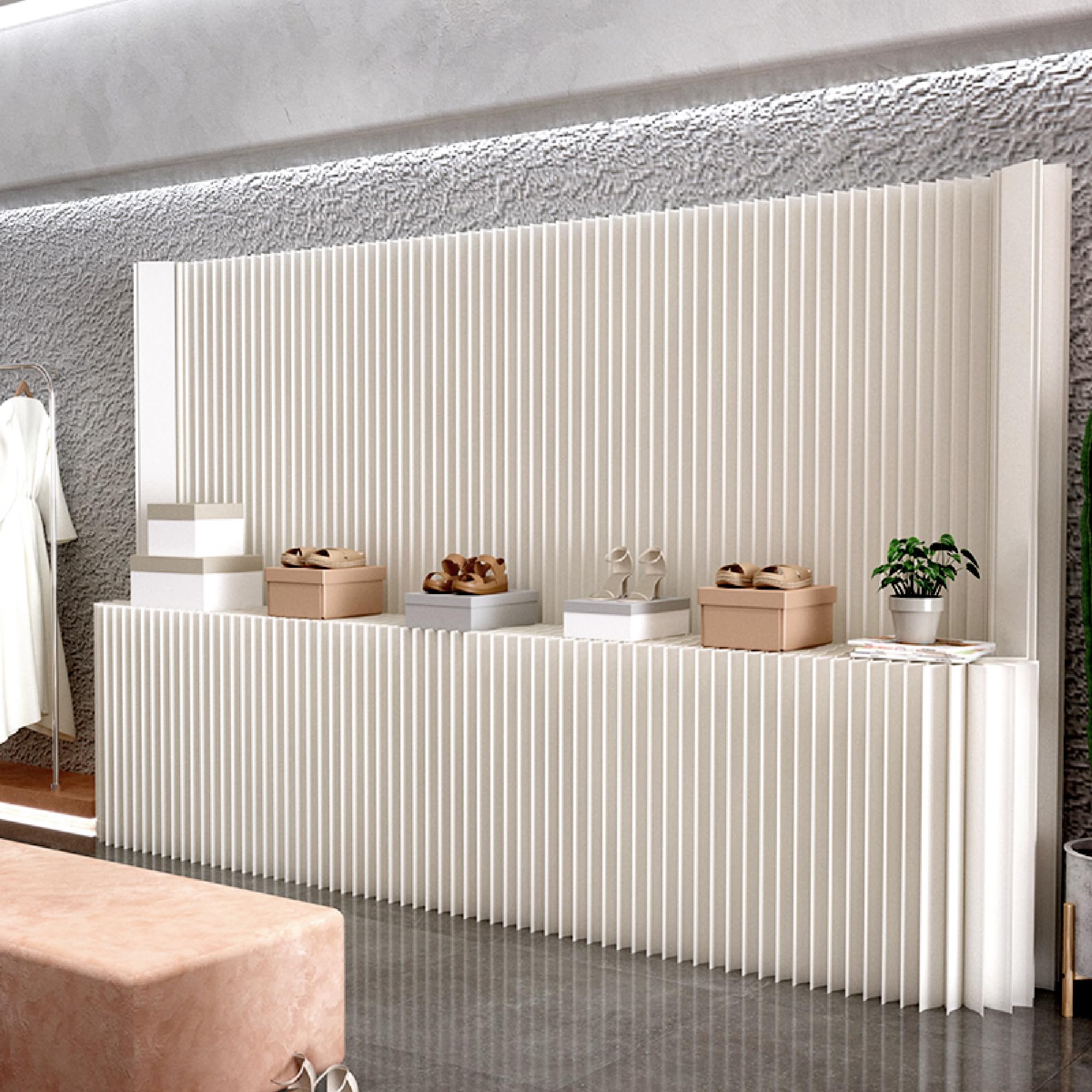 Amazon.co.jp: ペーパーパーテーション ついたて 間仕切り 陳列