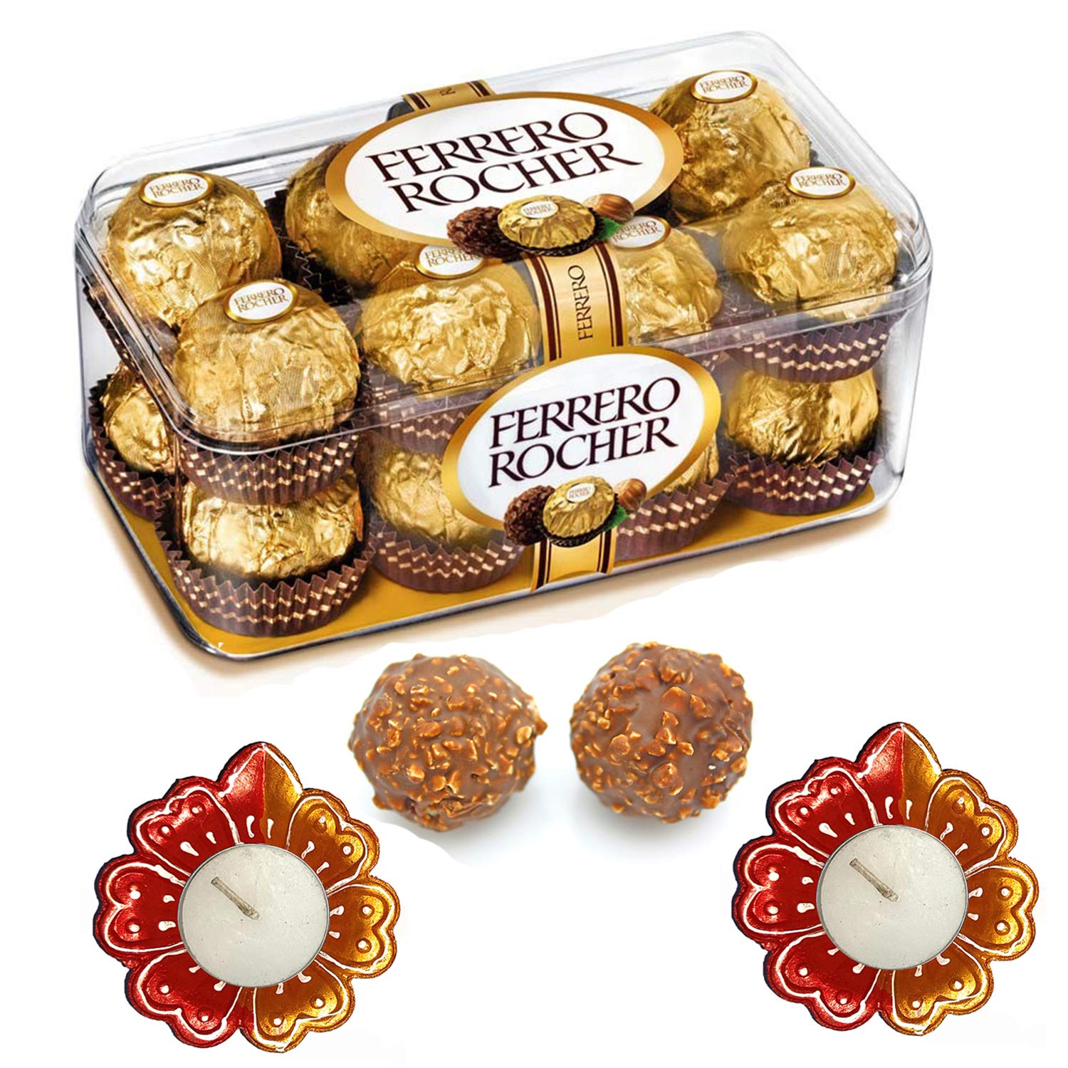 See full amazon price history chart for Rocher Diwali Gift Combo - 16 Pcs Gift Box Chocolates with 2 Pcs of Multicolor LED Diya Rocher Diwali Gift Combo - 16 Pcs Gift Box Chocolates with 2 Pcs of Multicolor LED Diya (B07G641DL4) Amazon Price History, Amazon Price Tracker