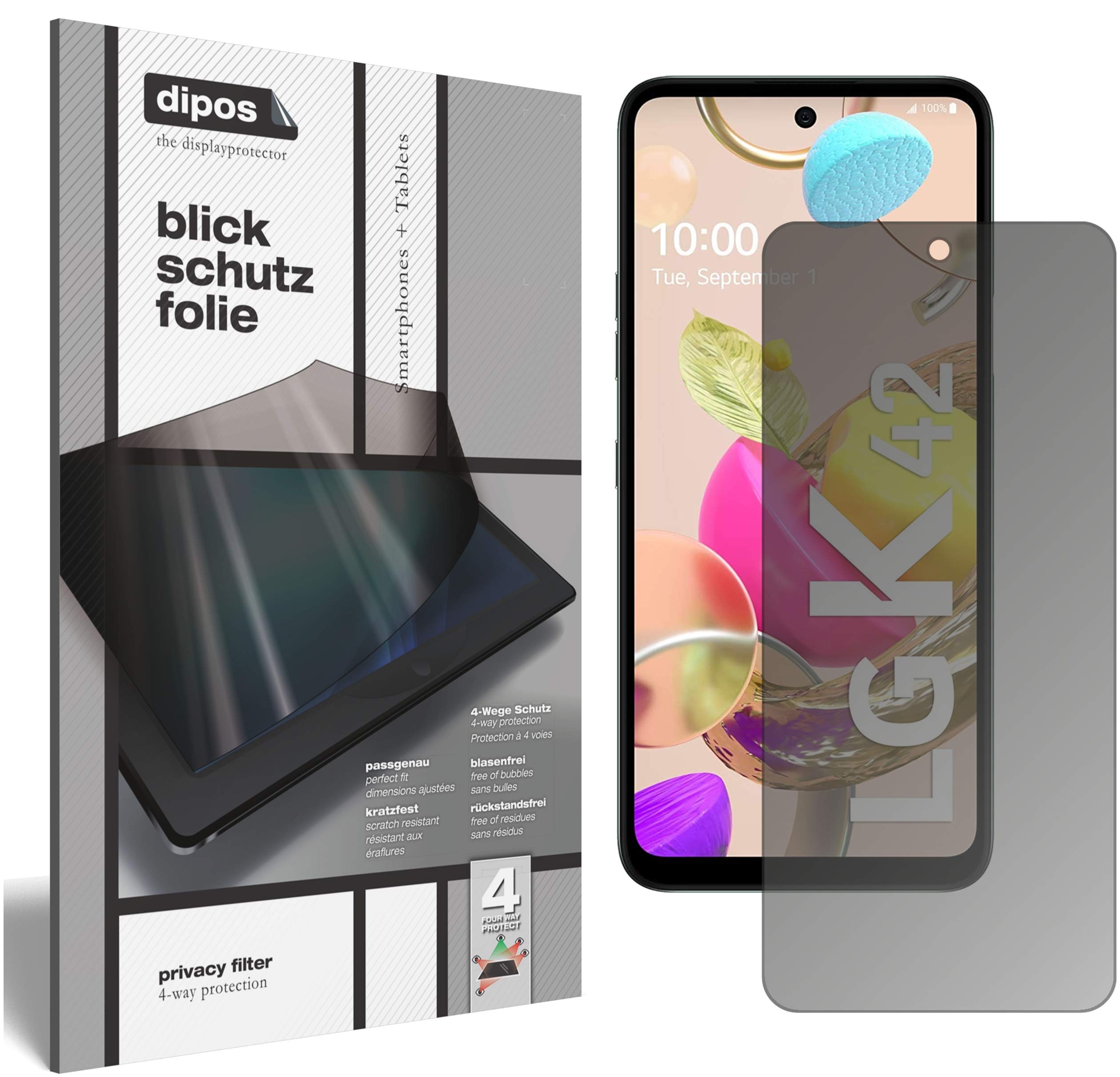2x Pellicola Protettiva per LG K42 , rivestimento al 100