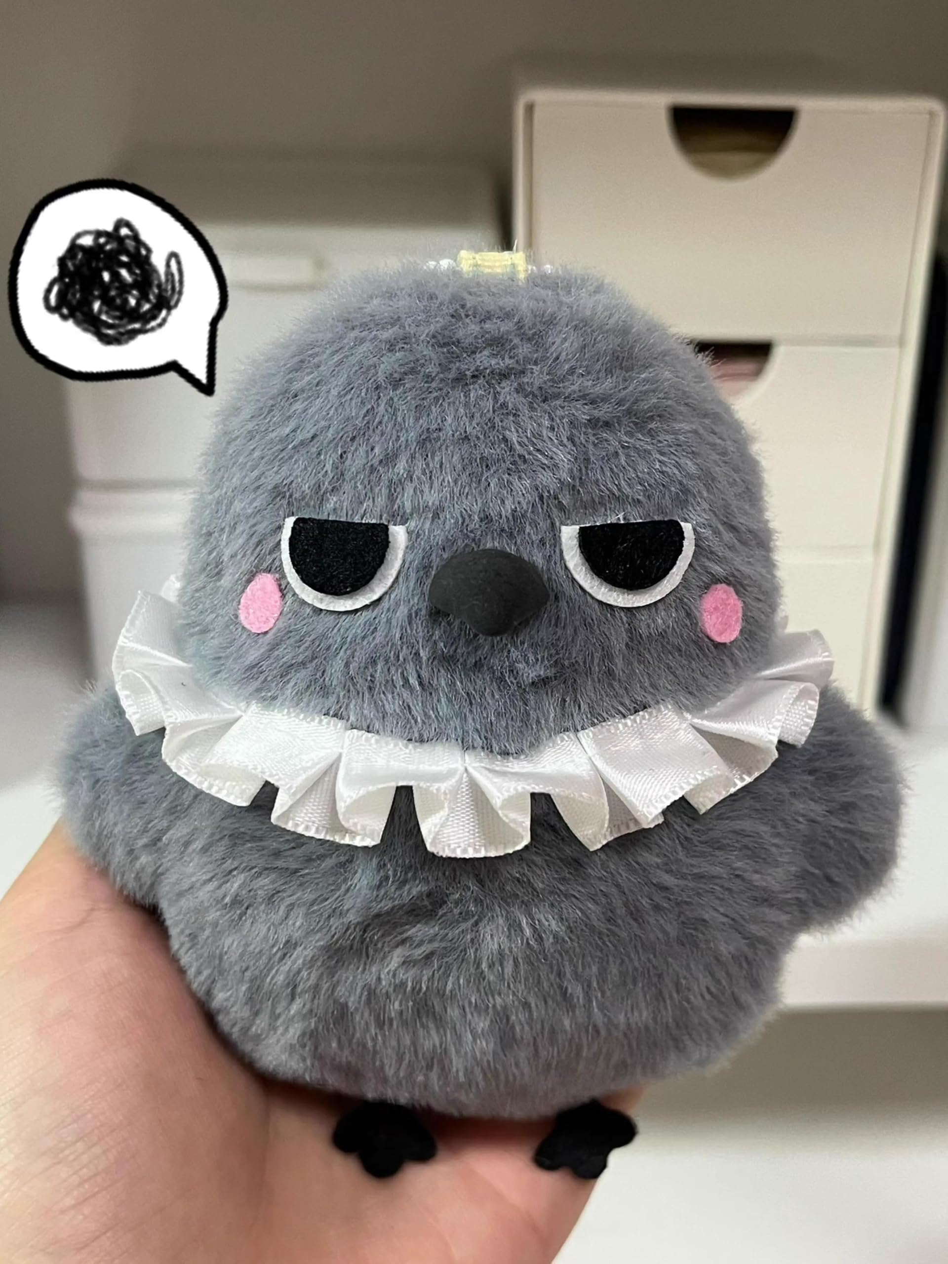 Amazon.co.jp: 恋と深空 シン 10cm綿人形 ぬいぐるみ チャットの絵文字