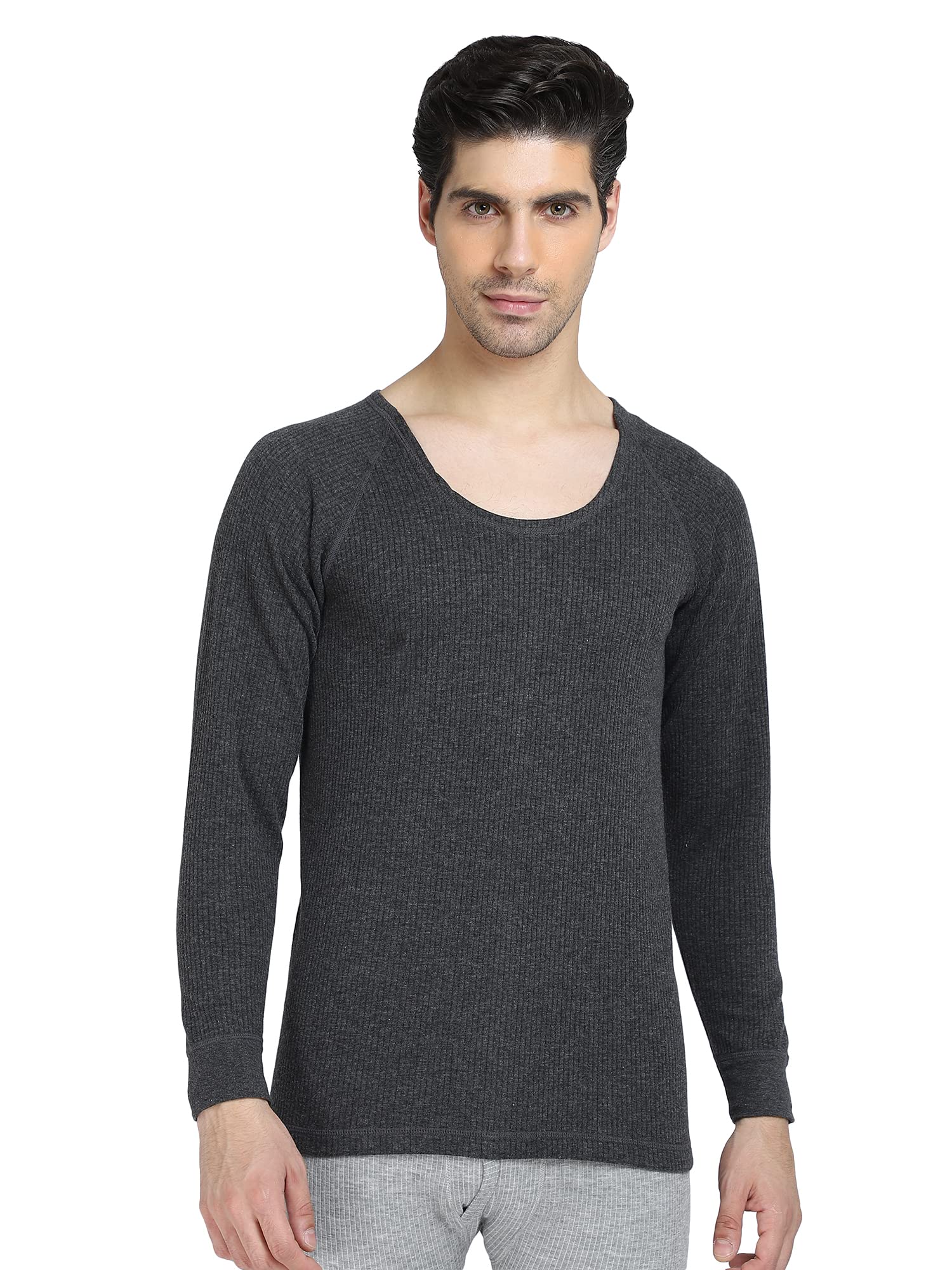 Men's Slim Fit Thermal Tops Round Neck Full Sleeves Pack Of 1-image-41