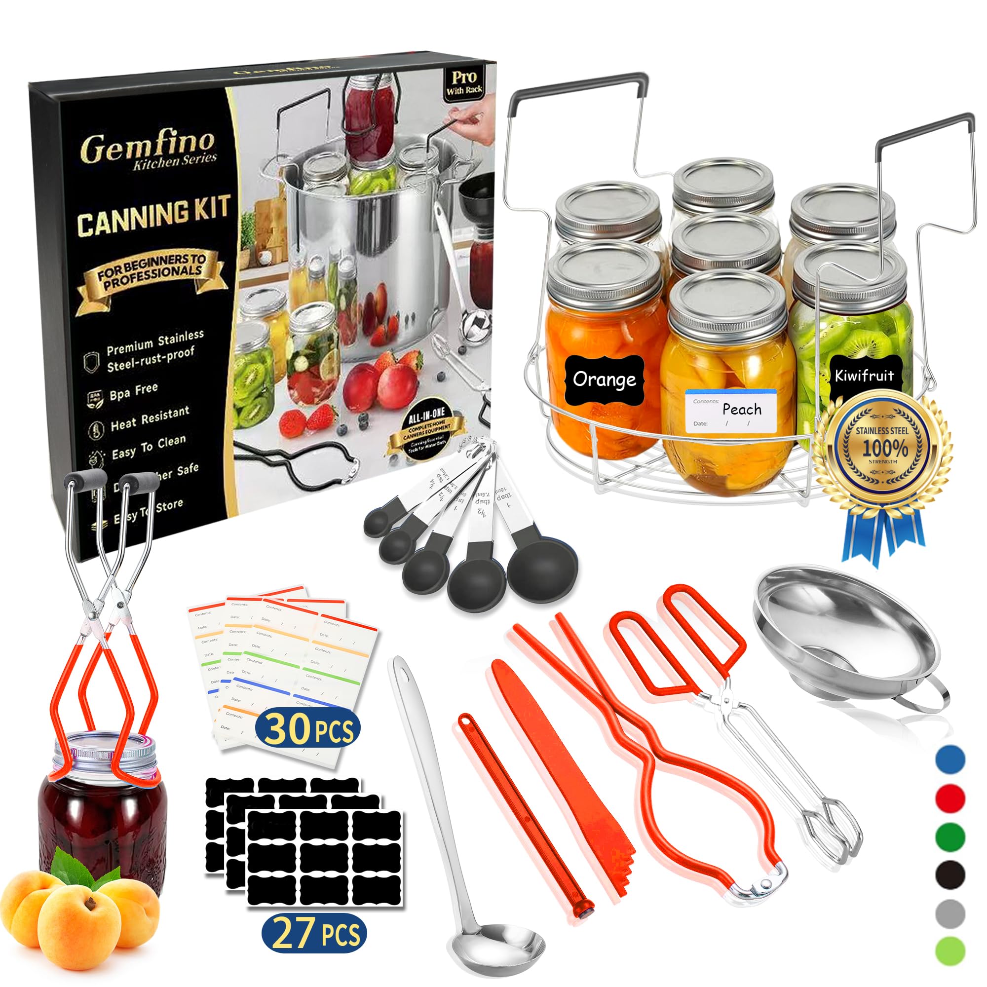 Canning Supplies Starter Kit,Canning Kit Set for Beginners