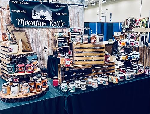 Miniatura 2 de Mountain Kettle - Vela en tarro de cera de soja con piña colada, vela perfumada, día de Navidad, decoración de otoño, alivio de ansiedad y estrés,