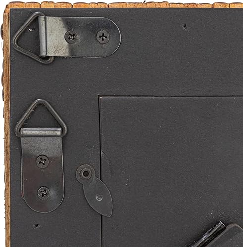 Miniatura 5 de Creative Co-op Marco de fotos de ratán tejido a mano, teñido natural (para fotos de 4 x 6 pulgadas)