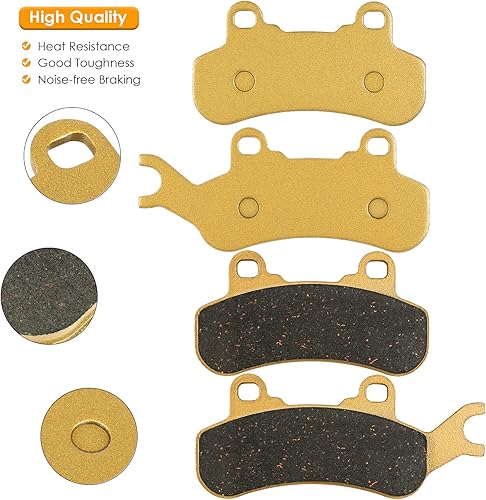 Miniatura 5 de Pastillas de freno resistentes para Can-Am Maverick X3, X3 R, X3 RR, X3 Max, X3 Max R, X3 Max RR 2017 2018 2019 2020 2021, kit de pastillas de freno