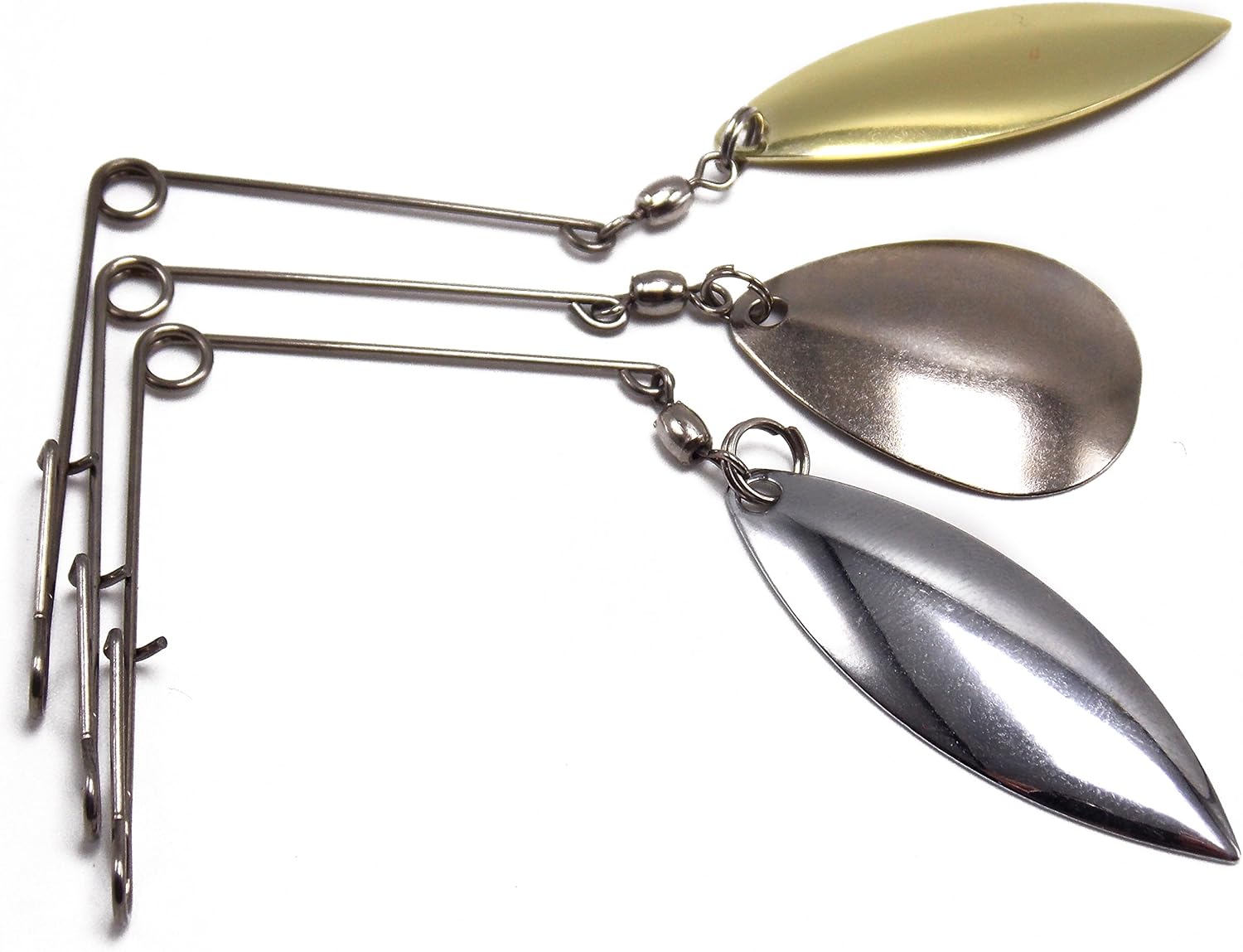 15 piezas de cebos giratorios de repuesto y cuchillas giratorias para añadir flash extra y vibración a tu plantilla