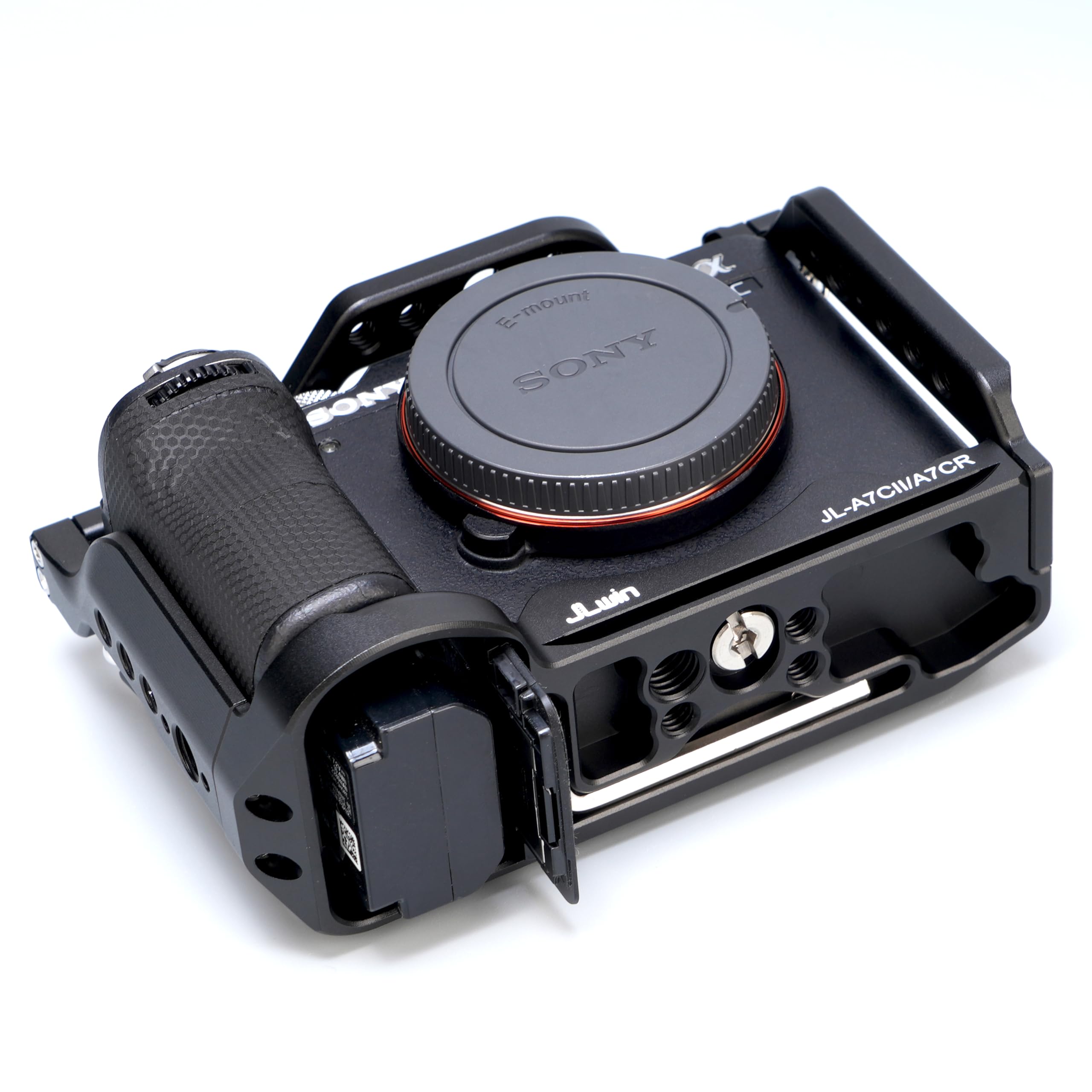 Gabbia Per Fotocamera Sony A7C II/A7CR - Rig In Alluminio Con Base Arca, Guide NATO E Cold Shoe - Foto 11