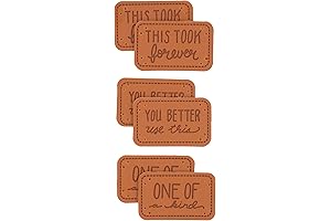 Boye Sarcastic Leather Handmade Labels - The Perfect Gift for Crocheters