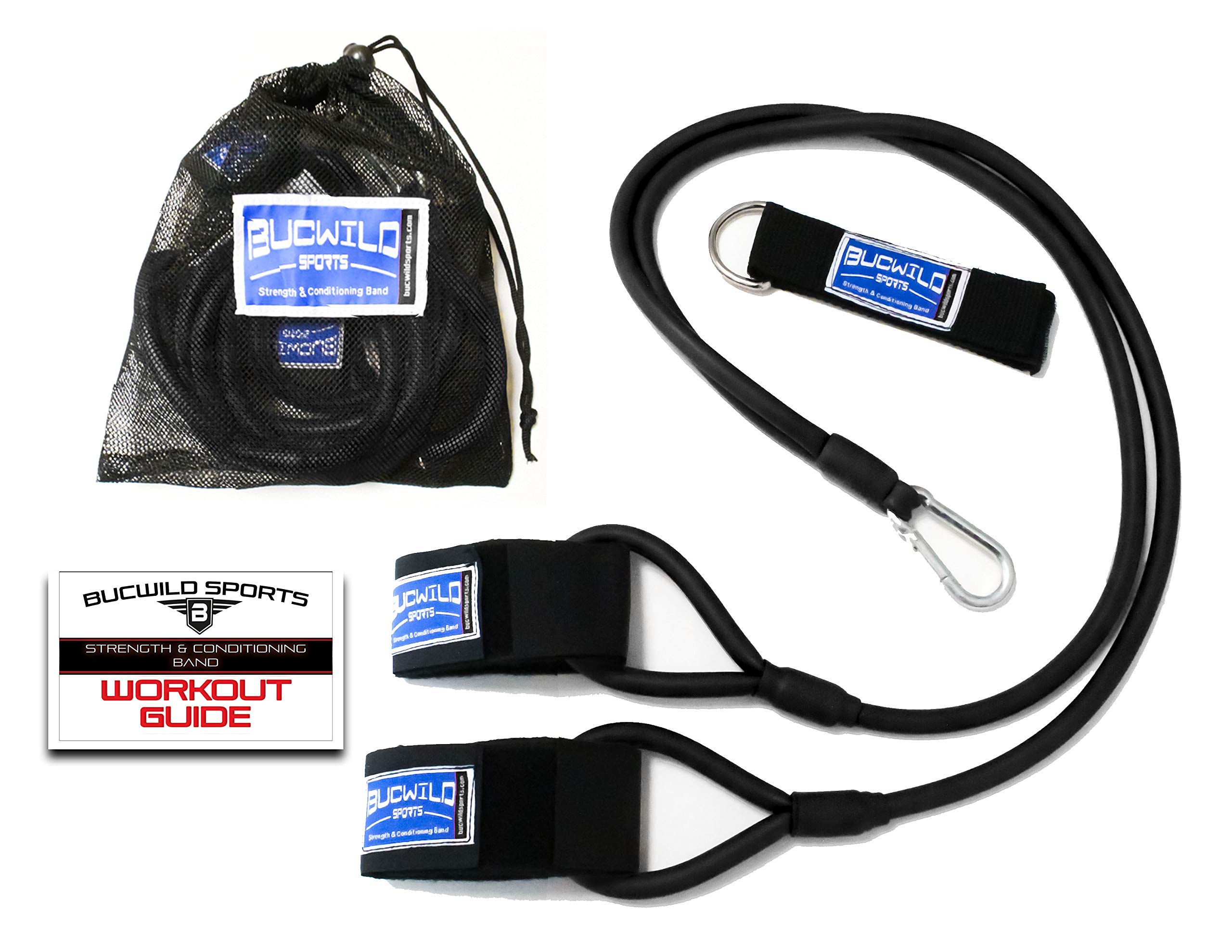 Bucwild Sports Baseball Resistance Bands for Youth & Adult Athletes - Safely Improve Pitching Throwing Batting & Arm Strength Used by Pitchers Quarterbacks Volleyball Basketball & Softball Players