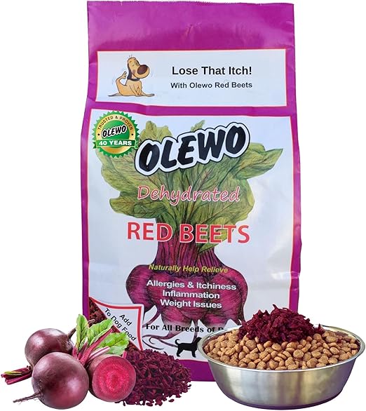 Olewo Original Red Beets for Dogs Natural Anti Itch for