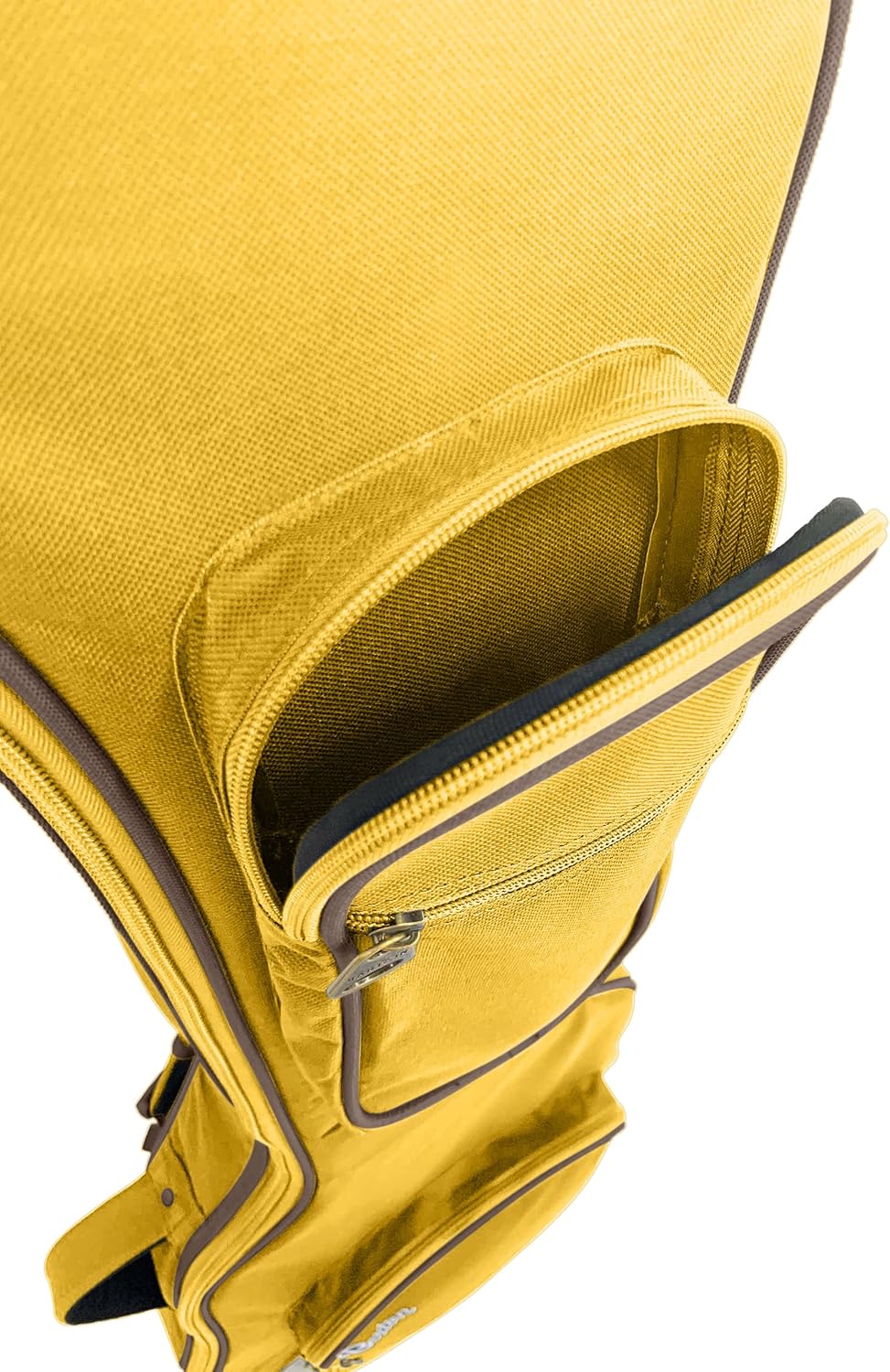 BARTON Lockdown Premium Short Scale Bass Guitar Gig Bag, Goldenrod