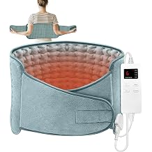 Heating Pad 125 x 31 cm Electric Heat Pad with Automatic Shut-Off and 6 Temperature Levels Heating Pad for Back Neck Shoulders Belly Quick Heating and Machine Washable