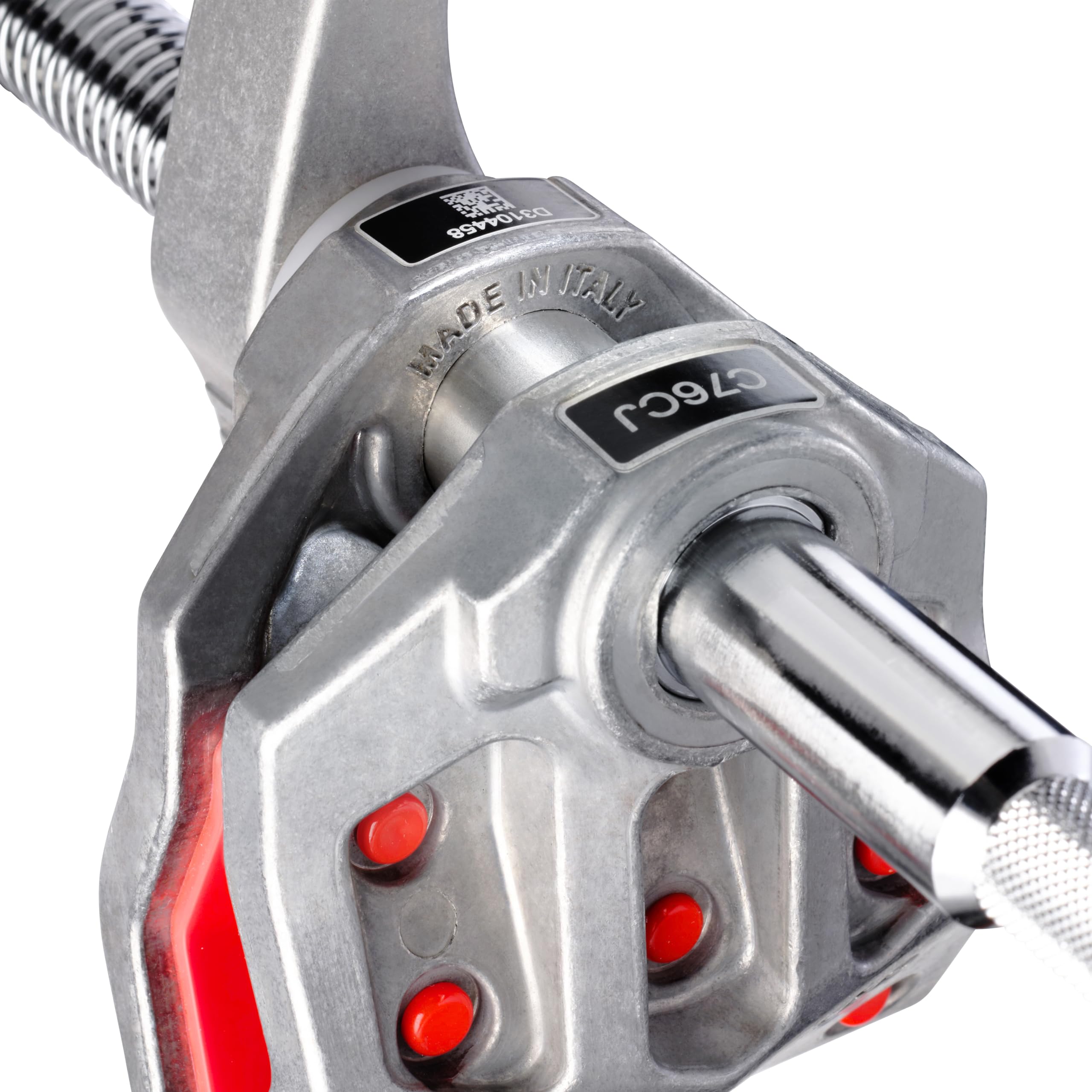 Manfrotto Śrubowy zacisk środkowy 3" ze szczękami – bardzo wytrzymały zacisk śrubowy ze szczękami – pojemność otwarcia 3"/7,5 cm – 80 kg maksymalne obciążenie użytkowe – 16 mm / 5/8" Baby Pin — C76CJ