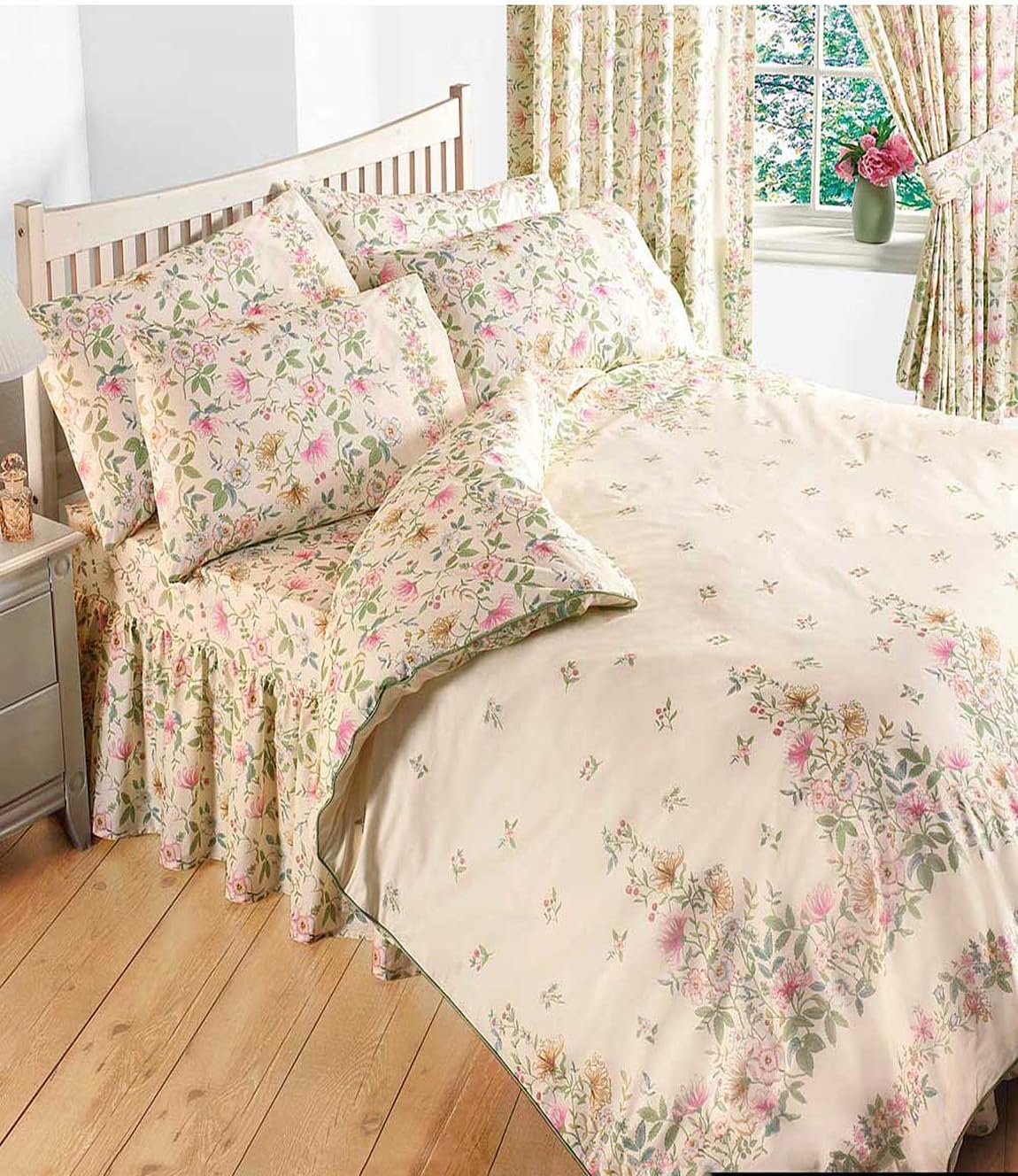 VANTONA Quality Cottage Garden Duvet Quilt Set Multicolour
