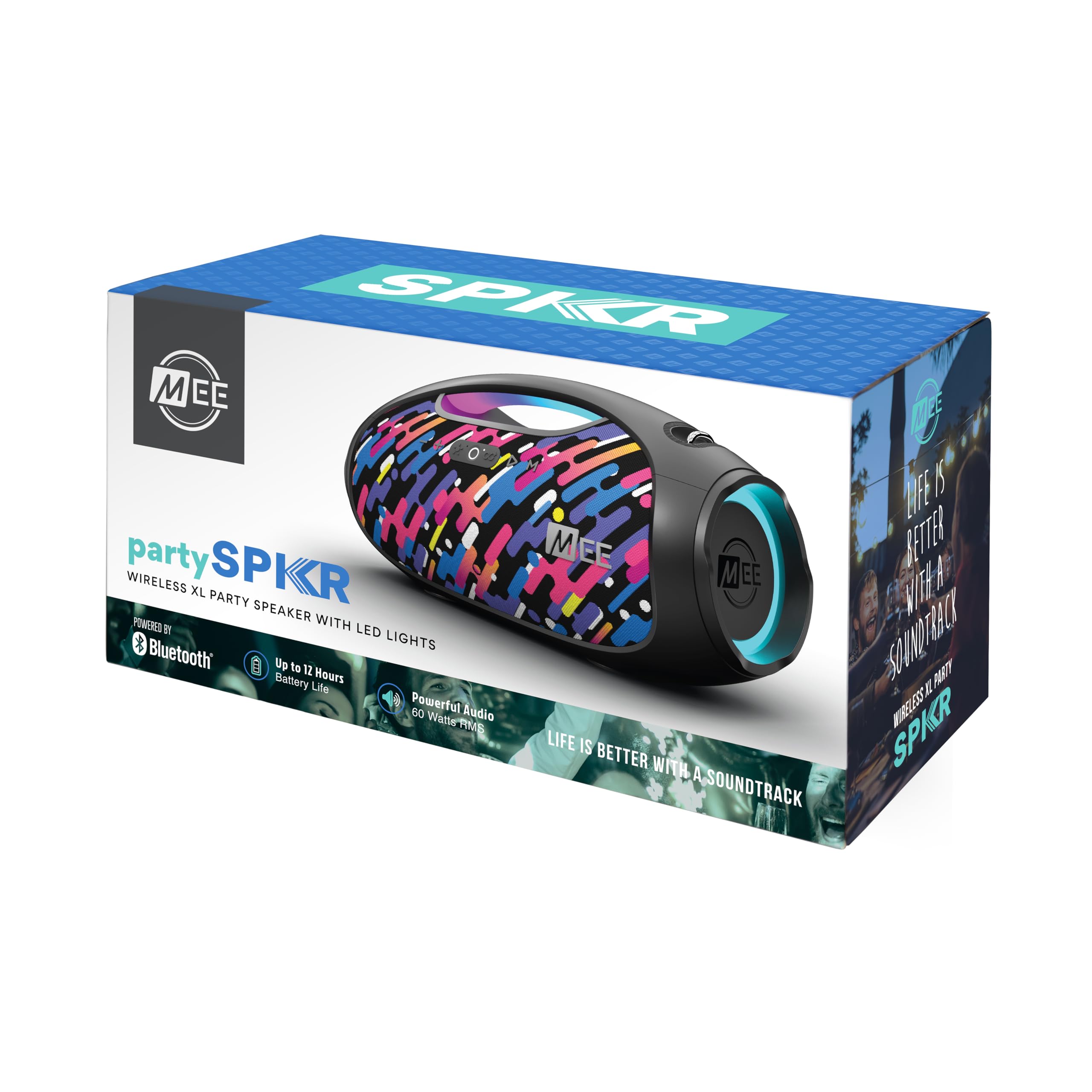 Amazon.com: MEE Audio PartySPKR Bluetooth Wireless Speaker