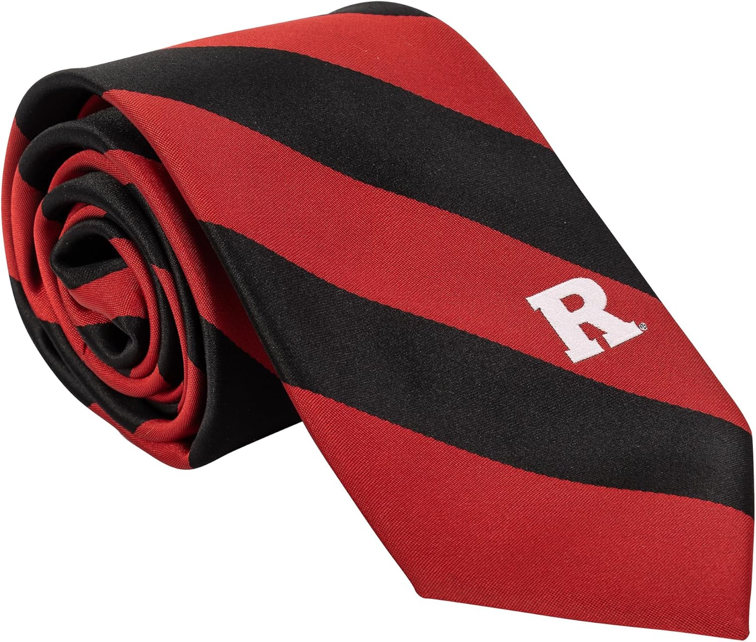 Desert Cactus Rutgers University Neck Tie RU Scarlet Knights 100% Polyester Necktie with Logo, Officially Licensed (Style A)