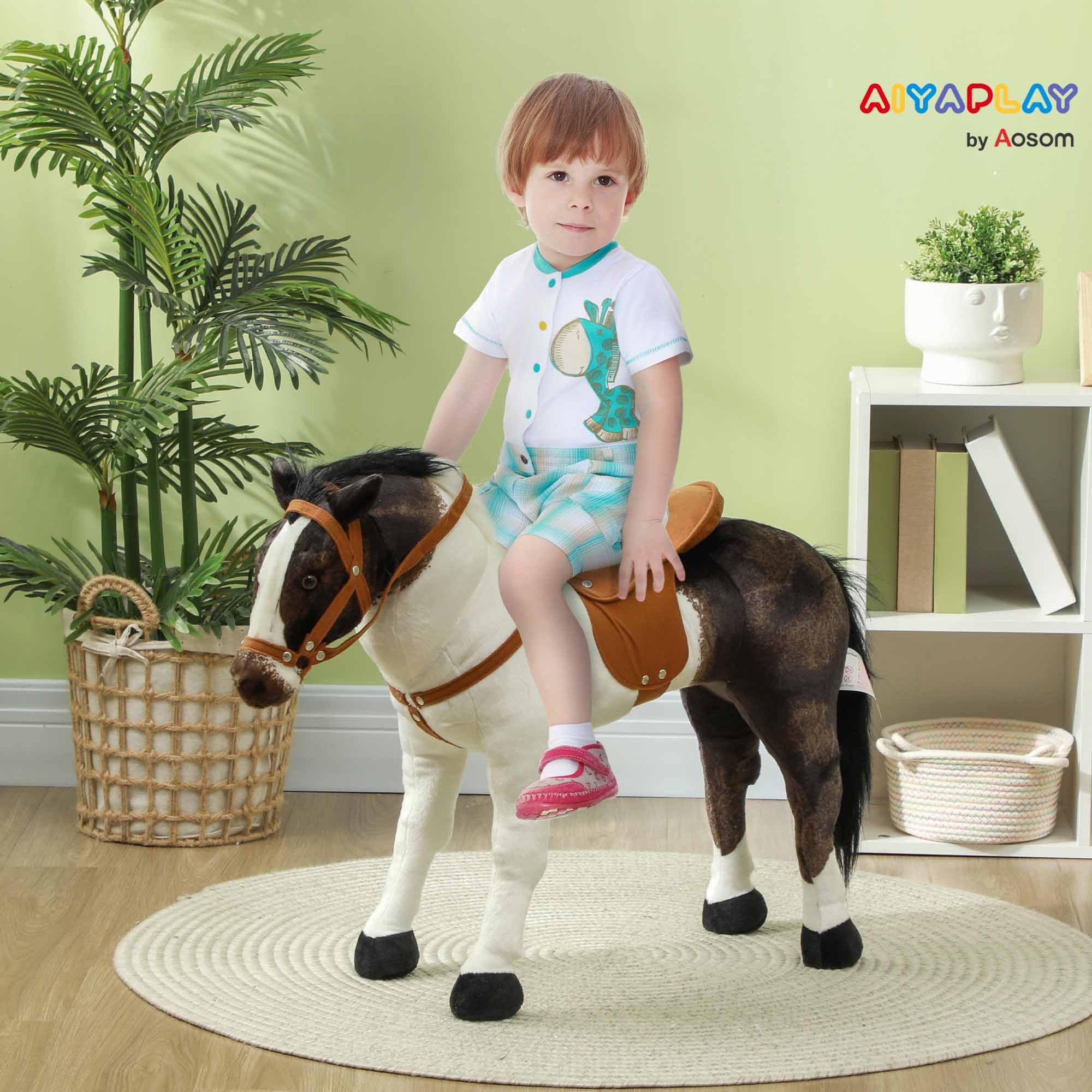 Poni Caballitos De Peluche Para NiÃ±os Caballo De Peluche Grande