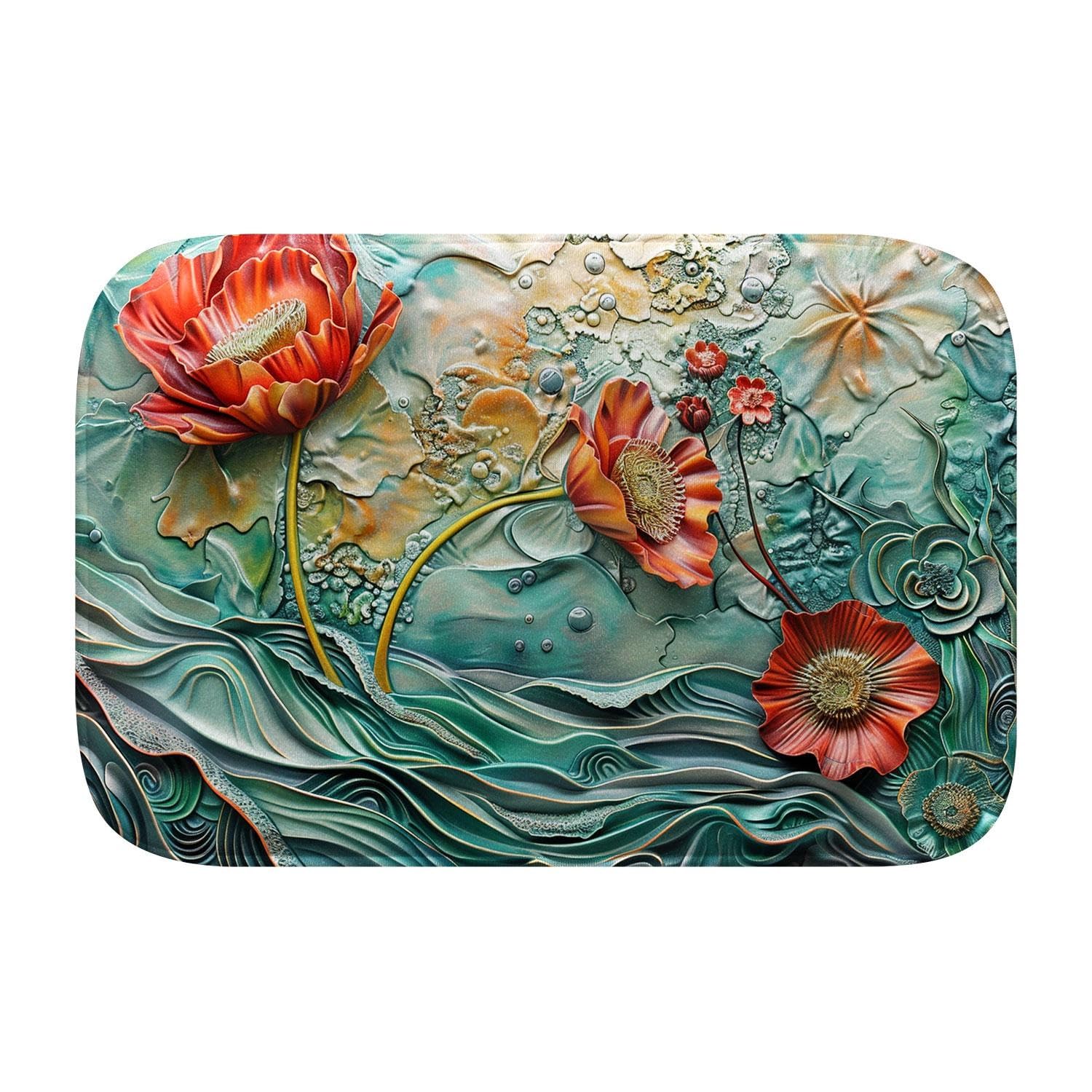 Tapis de bain en mousse à mémoire de forme 80x50cm Générique VCS