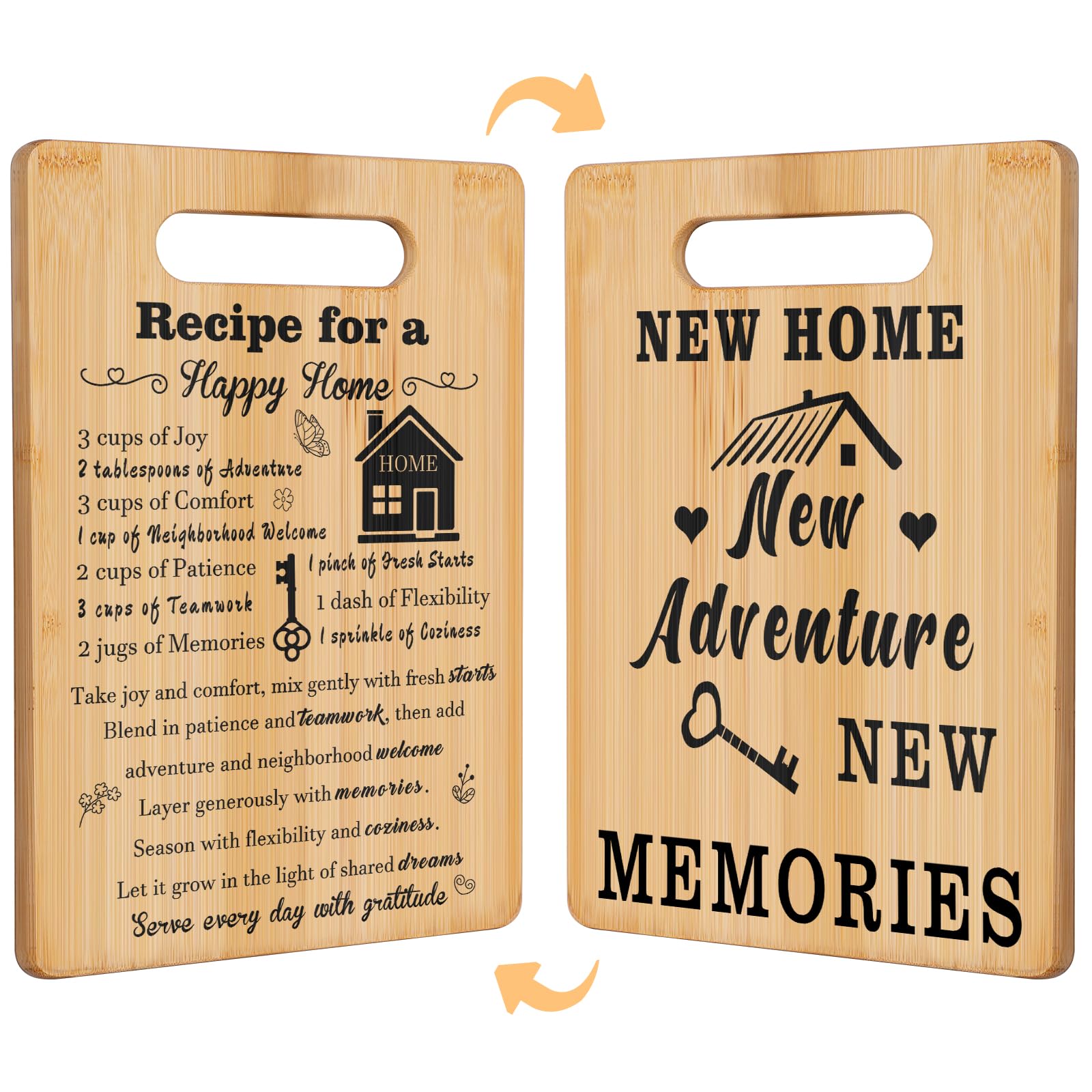 House Warming Gifts New Home,Unique House Warming Gifts,Engraved Cutting Board New Home Gift Ideas,New Apartment Souvenir,New Homeowner First Home