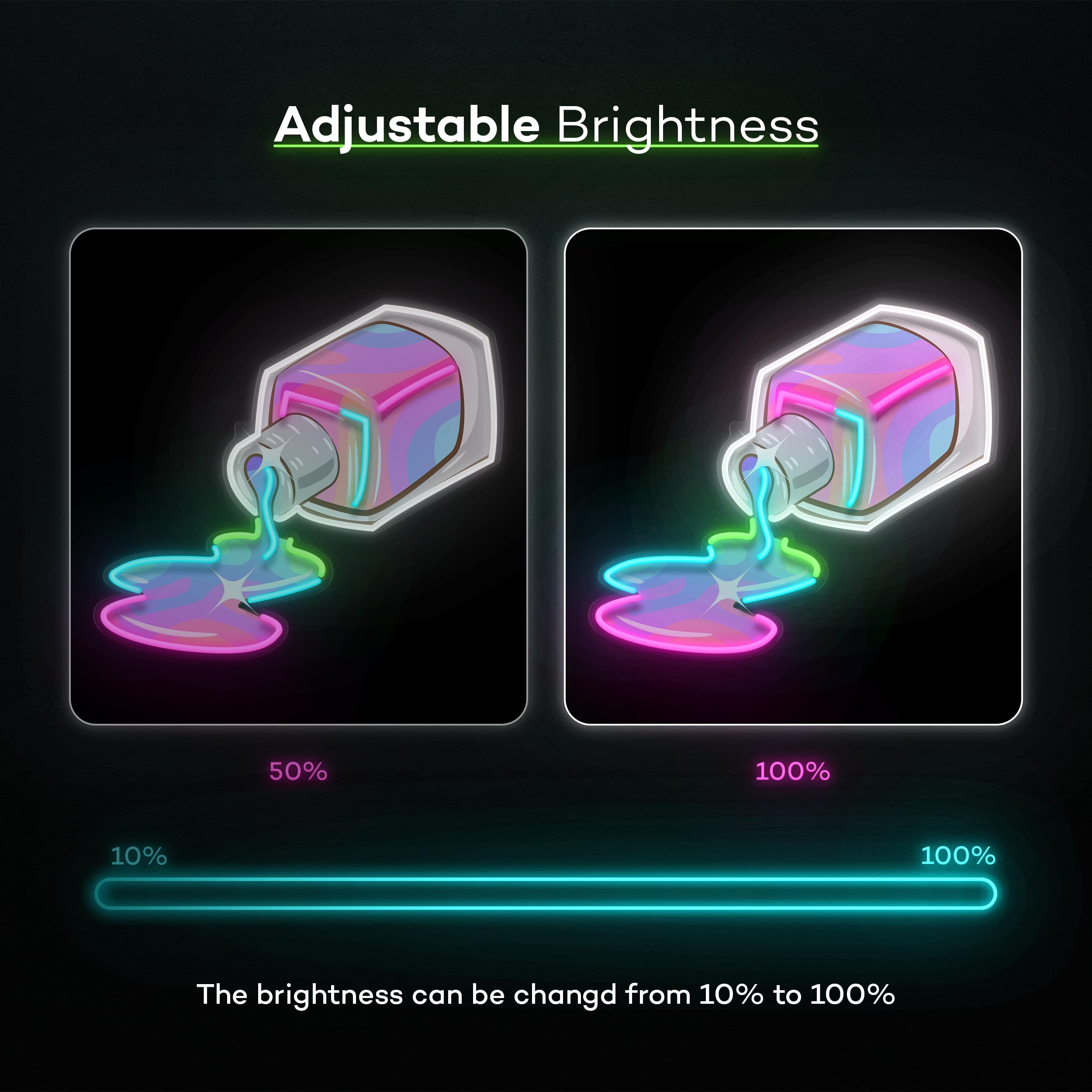Letrero de esmalte de uñas, luz LED de neón, decoración de pared de arte pop, iluminación de sala de belleza, arte del hogar, enchufe USB, regalo ideal para fanáticos del arte de uñas,