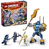 NINJAGO Jay’s Mech Battle Pack Adventure Toy Set for Kids, with Jay Minifigure and Mech Figure, Creative Ninja Gift for Boys and Girls Aged 6 Years Old and Up, 71805