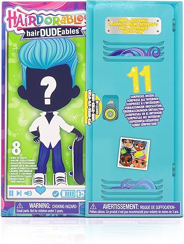 Miniatura 4 de Hairdorables HairDUDEables Series 3, Muñecas coleccionables sorpresa, los estilos pueden variar, juguetes para niños a partir de 3 años por Just Play