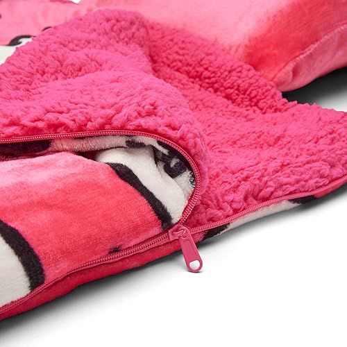 Miniatura 4 de Northwest Hello Kitty Silk Touch - Bolsa de dormir Sherpa (27 x 56 pulgadas), color rosa
