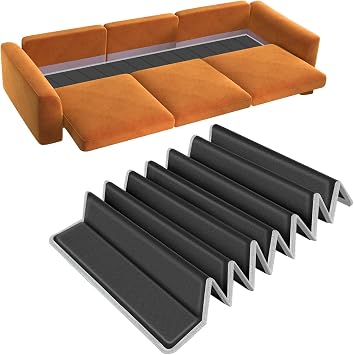 Heavy Duty Couch Cushion Support Board to Fix Sagging Sofas, 17"x66" Sofa, Thick Boards Add Strong Seat Supports, Stays in Place, Replacement Stuffing Under Couches, Black