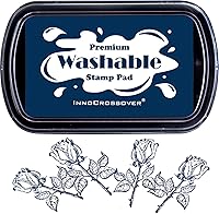 Vista 10 de Almohadilla de tinta lavable, sellos para niños, manualidades para niños, kit de huellas de patas, kit de huellas de bebé, almohadillas para sellos