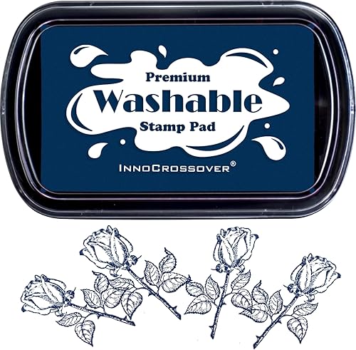 Miniatura 10 de Almohadilla de tinta lavable, sellos para niños, manualidades para niños, kit de huellas de patas, kit de huellas de bebé, almohadillas para sellos