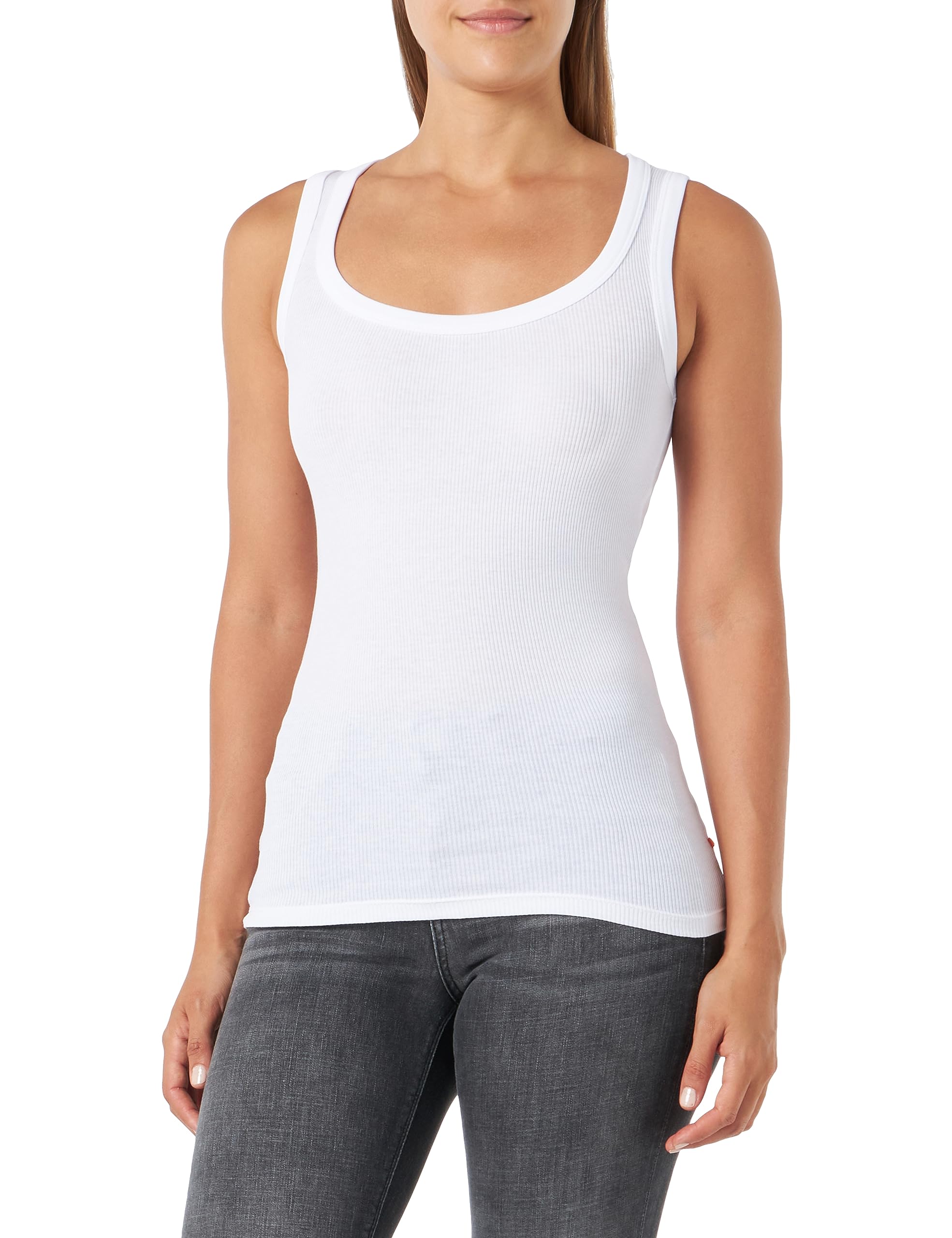 BOSS Women's C_Ematite, White100, Large