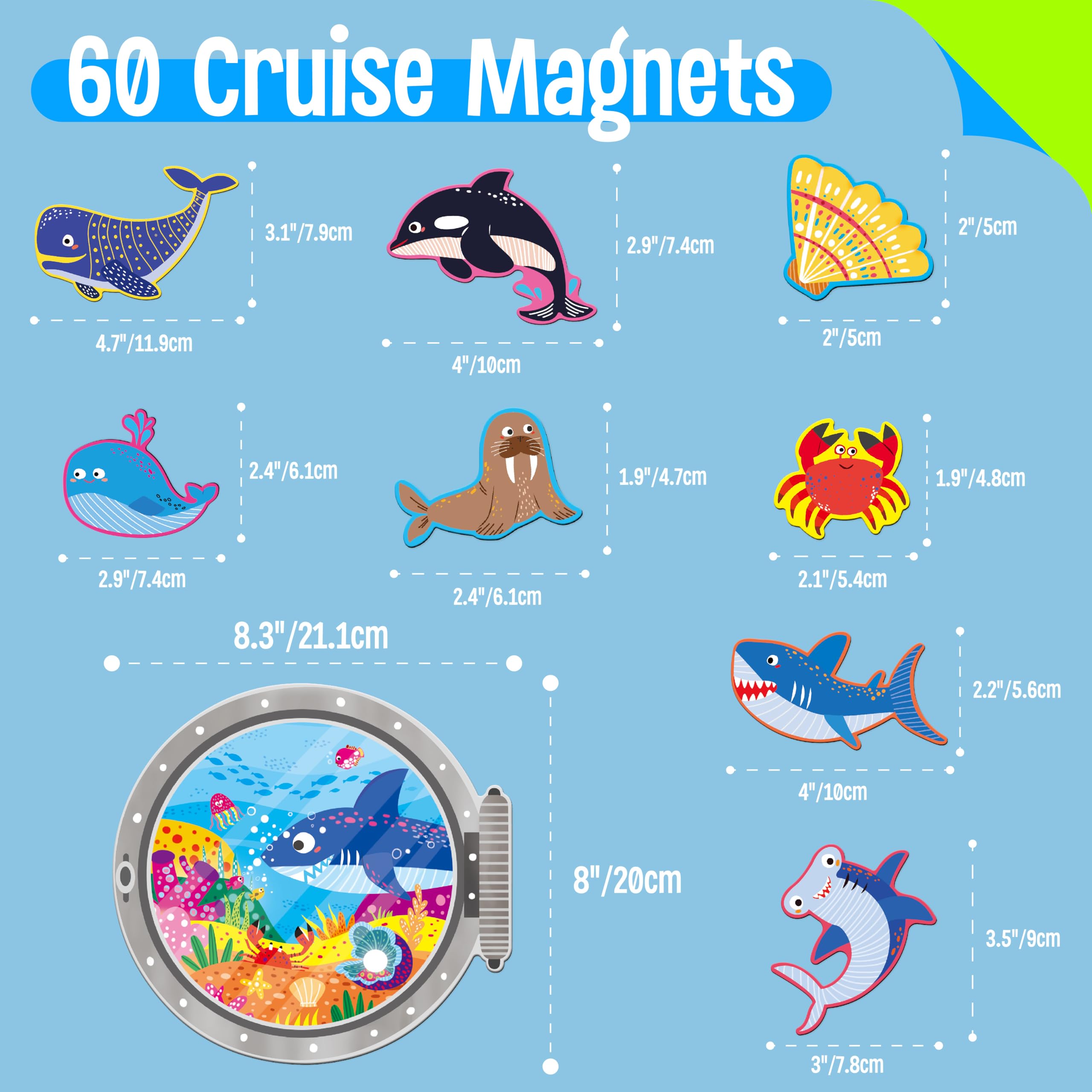 60PCS Cruise Door Decorations - Image 2