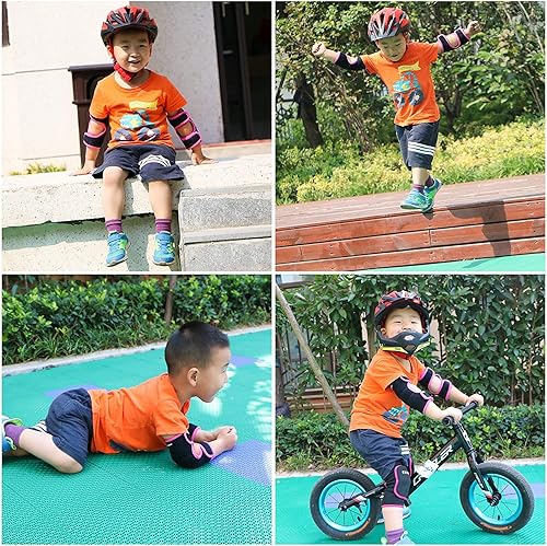 Miniatura 6 de EULANT Kids Elbow Pads, Soft and Breathable SBR Elbow Protective Pads, Adult Neoprene Elbow Support for Cycling Wrestling Volleyball Basketball